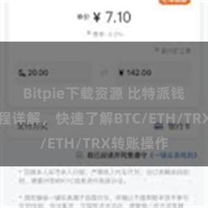 Bitpie下载资源 比特派钱包转账教程详解，快速了解BTC/ETH/TRX转账操作