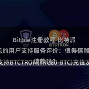 Bitpie注册教程 比特派钱包的用户支持服务评价：值得信赖吗？