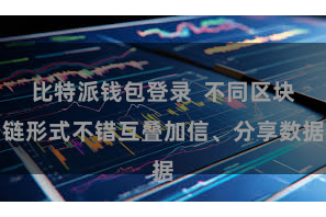 比特派钱包登录  不同区块链形式不错互叠加信、分享数据