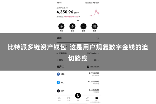 比特派多链资产钱包  这是用户规复数字金钱的迫切路线