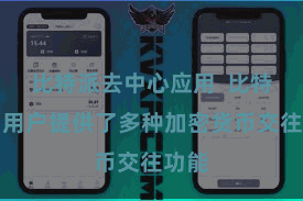 比特派去中心应用  比特派为用户提供了多种加密货币交往功能
